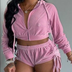 Cute Two Piece Shorts Set